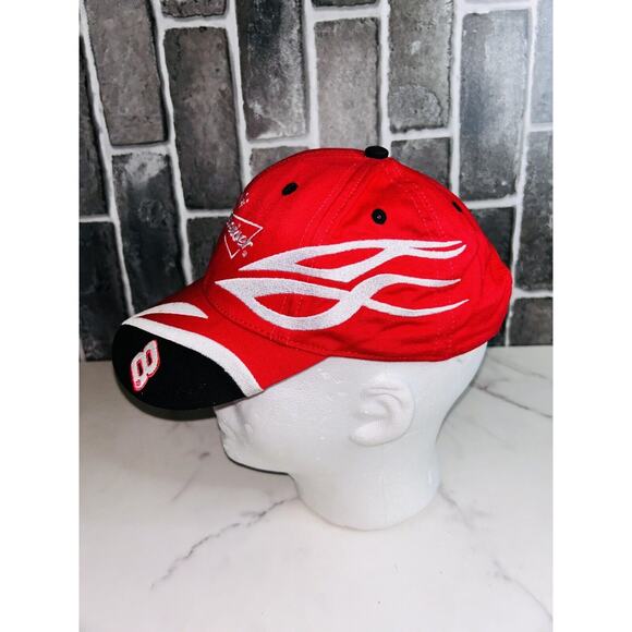 Dale Earnhardt Jr. Hat Winners Circle Nascar Number 8 Budweiser Crown Hat Red - Picture 3 of 11